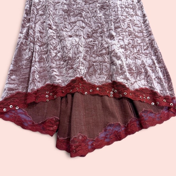 Vintage 1990s Betsey Johnson New York crushed velvet dress - Picture 5 of 6